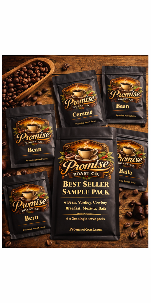 Best Sellers Sample Pack: 6Bean, Cowboy, Breakfast, Peru, Mexico, Bali - Image 3