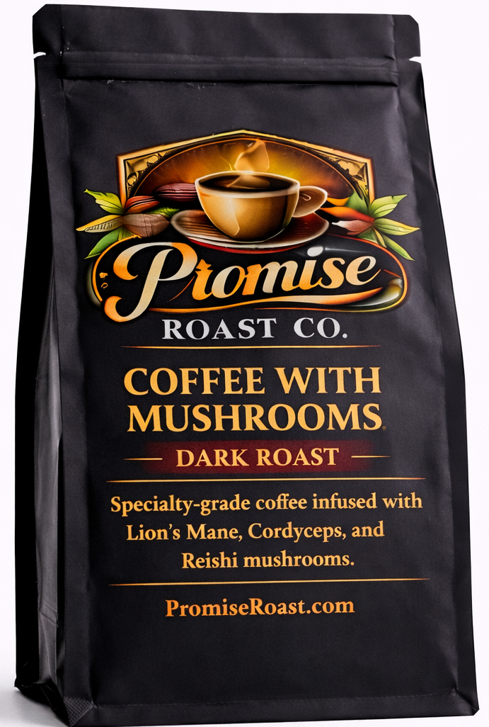 Coffee with Mushrooms Dark Roast
