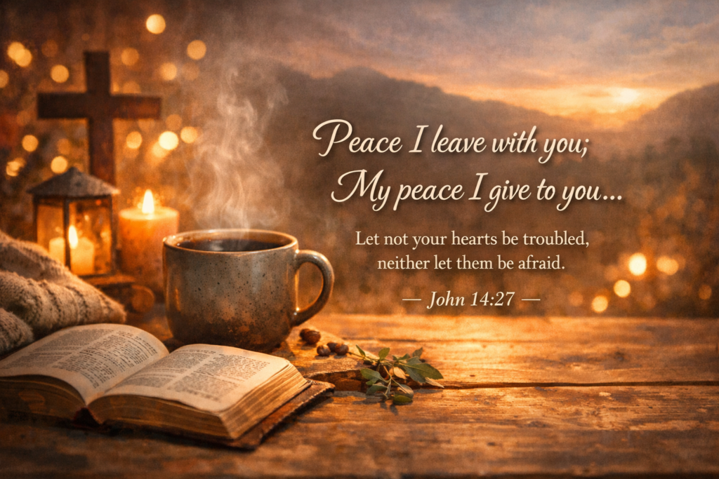 God promises: Peace that holds you steady